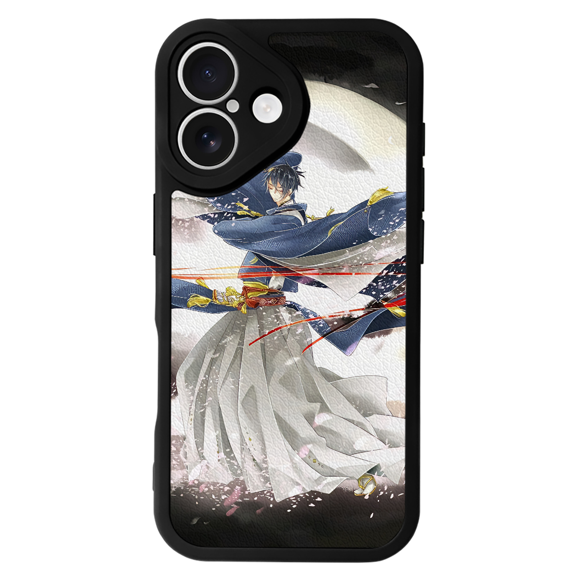 （画像用） 刀剣乱舞 Touken Ranbu 【iPhone 16シリーズ対応】シリコンスマホケース（レザー調） 材質：シリコン